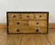 Vintage Wooden Collectors Engineers Tool Watch Makers Box Chest Cabinet 6 Drawer
