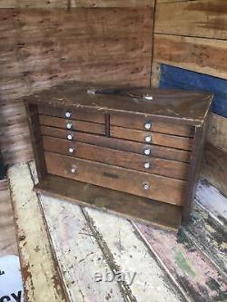 Vintage union engineers tool cabinet Workshop Shed Toolbox X 7 Drawers (SH03)