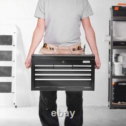 VonHaus Tool Chest Portable Cabinet with Carry Handle Drawers Metal Mech