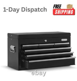 VonHaus Tool Chest Portable Metal Cabinet with Drawers Lockable Heavy Duty