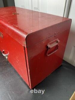 Vtg Snap On 6 Drawer Chest tool box 1950s 1960s Industrial Hot Rod Cabinet