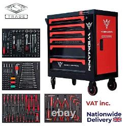 Widmann Tool Chest Box With Tools Trays 6 Drawer Roller Cabinet