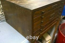 Wooden 6-Drawer Parts Cabinet with Built in Sorting Trays Watchmaker Tool