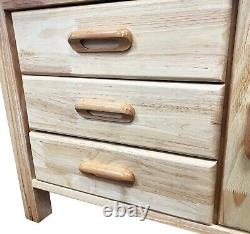 Woodworking Carpenters Bench Cabinet Heavy Duty 2 Vices 3 Drawers & Tool Storage