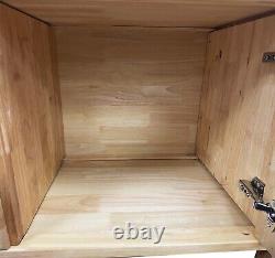 Woodworking Carpenters Bench Cabinet Heavy Duty 2 Vices 3 Drawers & Tool Storage