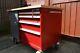 Workshop Tool Trolley 4 Drawers Toolbox Cabinet Size 1100mm X 700 Steel Red