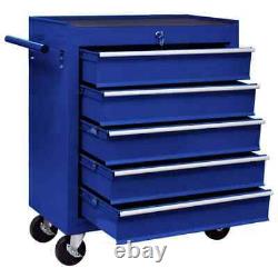 Workshop Tool Trolley Garage Storage Box Cabinet Cart Wheel Tool Chest Drawers