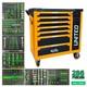 Xxl Professional 7 Drawer Roller Lockable Tool Cabinet With 286 Tools