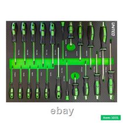 XXL Professional 7 Drawer Roller Lockable Tool Cabinet with 286 Tools