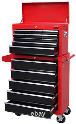 X LARGE TOOL CHEST TOP CABINET TOP BOX and ROLLCAB BOX, WITH DRAWER DIVIDER