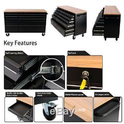10drawer Mobile Coffre À Outils Workbench Cabinet Garage Atelier D'outils Boîte De Rangement Au Royaume-uni