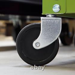 1x Coffre à outils Sealey Hi-Vis Vert/Gris avec 6 tiroirs à billes