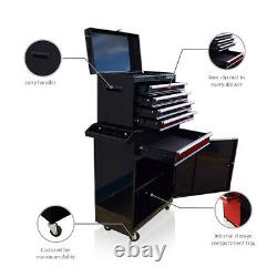 359 Nous Pro Gloss Black Tool Coffre-fort Roller Cabinet Roulement À Billes Tiroirs
