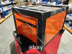 4/4 Boîte De Outils Roller Cabinet Acier Chest 4 Drawers Full Of Tools Widmann Deluxe