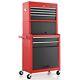 6 Tiroir Rolling Tool Chest Combo Armoire à Outils Verrouillable Avec Roues-rouge