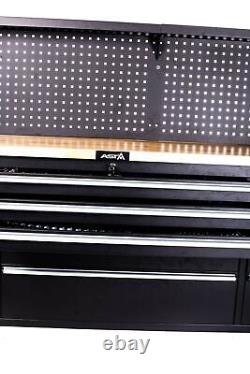 84 Boîte à outils à tiroirs professionnelle avec roulettes et 4 verrous de roues