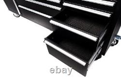 84 Boîte à outils à tiroirs professionnelle avec roulettes et 4 verrous de roues