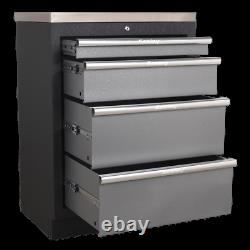 Apms51 Sealey Modular 4 Tiroirs Cabinet 680mm Systèmes De Stockage Modulaires Superline