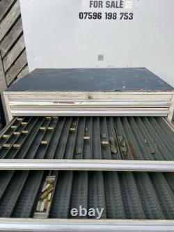 Armoire Polstore à 10 tiroirs pour outils CNC, armoire Bridgeport pour outils, boîte à outils