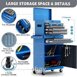 Armoire à outils AIRAJ avec 7 tiroirs et 8 boîtes de rangement pour pièces