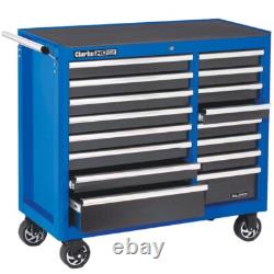 Armoire à outils Clarke Extra Large HD Plus 16 tiroirs bleue CBB226BLC 7638087