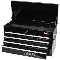 Armoire à outils à roulettes Excel Roller pour garage atelier 8 tiroirs noir