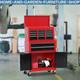 Armoire à Outils Autoportante 6 Tiroirs Avec Panneau Perforé Et 2 Portes Verrouillables Rouge/noir