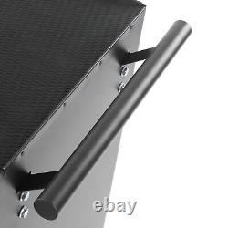 Armoire à outils de roller avec 5 tiroirs, roues et roulettes, pour garage et atelier, couleur noire