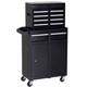 Armoire &agrave; Outils En M&eacute;tal 2 En 1 Avec 5 Tiroirs, Chariot De Rangement, Bo&icirc;te D&rsquo;armoire Reconditionn&eacute;e