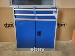 Armoire à outils industrielle à 2 tiroirs avec 1 étagère, double casier B Sealey API8810