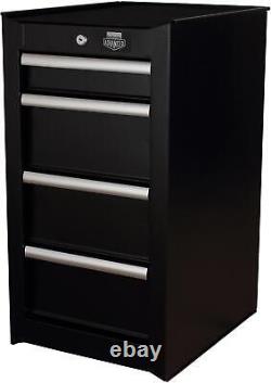 Armoire à outils latérale noire à 4 tiroirs Halfords Advanced NEUVE