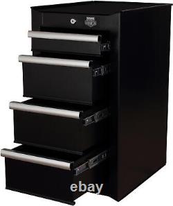 Armoire à outils latérale noire à 4 tiroirs Halfords Advanced NEUVE