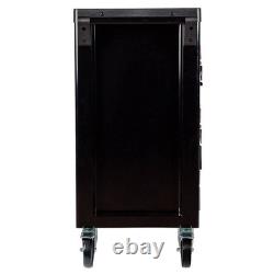 Armoire à outils mobile à 7 tiroirs de 38 po avec haut-parleurs intégrés, rangement d’atelier en acier