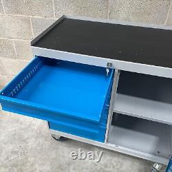 Armoire à outils mobile avec 6 tiroirs et placard sur roues Boîte de rangement d'outils