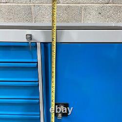 Armoire à outils mobile avec 6 tiroirs et placard sur roues Boîte de rangement d'outils