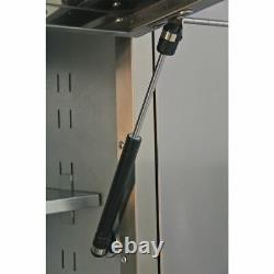 Armoire à outils mobile en acier inoxydable Sealey à 10 tiroirs avec panneau arrière