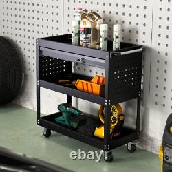 Armoire à outils murale en métal suspendue de grande taille pour garage