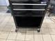 Armoire &agrave; Outils Noire Sgs En M&eacute;tal Avec Tiroirs, Verrouillable, Roulettes, Rev&ecirc;tement De Tiroir