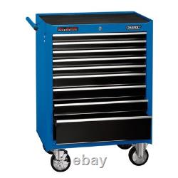 Armoire à outils roulante Draper Blue à 9 tiroirs L 672 x P 460 x H 1084 mm Bleu 15110