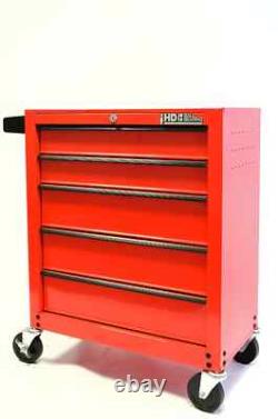 Armoire à outils sur roulettes Hilka et coffre à outils à 8 tiroirs pour garage et rangement	  <br/>		