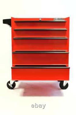 Armoire à outils sur roulettes Hilka et coffre à outils à 8 tiroirs pour garage et rangement <br/>
