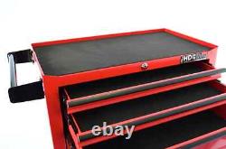 Armoire à outils sur roulettes Hilka et coffre à outils à 8 tiroirs pour garage et rangement <br/>