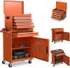 Armoire à Outils Verrouillable Tangzon, Combinaison De Coffre à Outils Sur Roulettes Avec Tiroirs