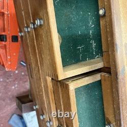 Armoire à outils vintage Union pour ingénieurs avec 8 tiroirs	<br/>
	 

