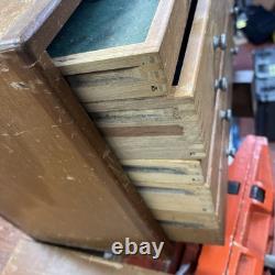 Armoire à outils vintage Union pour ingénieurs avec 8 tiroirs  	<br/> 
 