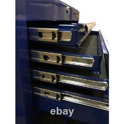 Armoire à roulettes pour outils 424 Tool Box Roller Cabinet Steel Chest Mechanics 13 tiroirs bleu Us Pro Tools
