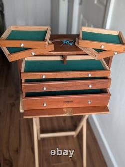 Armoire-coffre vintage à 7 tiroirs pour outillage Union Engineers