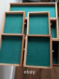 Armoire-coffre vintage à 7 tiroirs pour outillage Union Engineers