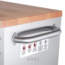 Armoire d’atelier en acier inoxydable avec 15 tiroirs pour garage et établi coffre à outils