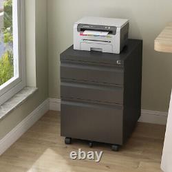 Armoire de bureau à domicile avec tiroirs de rangement verrouillables pour outils